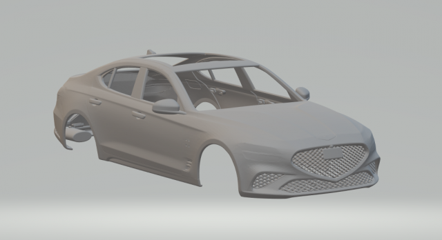 Genesis g70 3D प्रिंट मॉडल .c4d .max .obj .3ds .fbx .stl .blend 