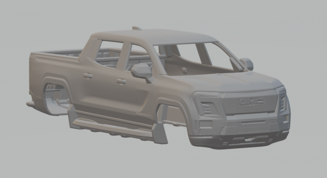 Gmc sierra ev 3D Принт Модель .c4d .max .obj .3ds .fbx .stl .blend