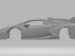 HURACAN ST EVO 3D प्रिंट मॉडल