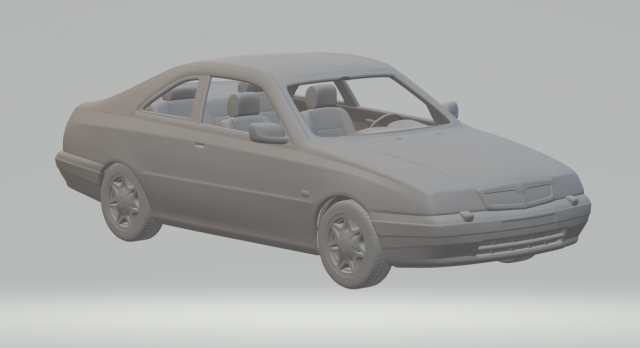 LANCIA K COUPE 98 3Dプリントモデル .c4d .max .obj .3ds .fbx .stl .blend 
