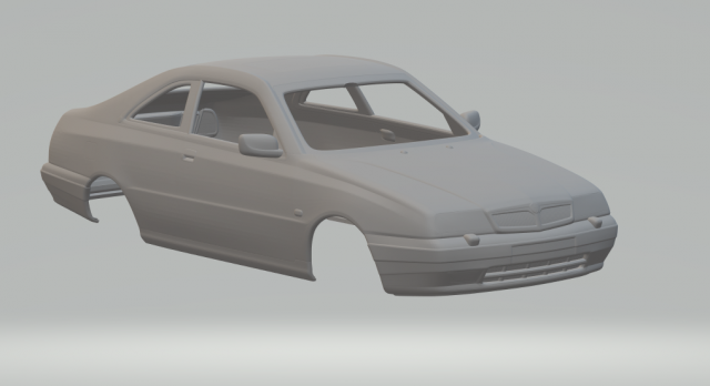 LANCIA K COUPE 98 Modèles 3D en vedette .c4d .max .obj .3ds .fbx .stl .blend 