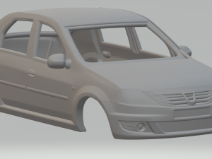Renault logan mk1 Modelo de impresión 3D