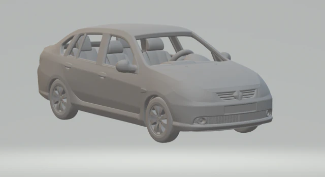 Renault symbol 3D Print Model .c4d .max .obj .3ds .fbx .stl .blend 
