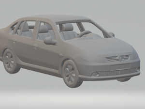 Renault symbol 3D 프린트 모델