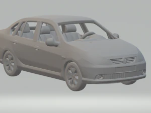 Renault-Symbol 3D Druckmodell