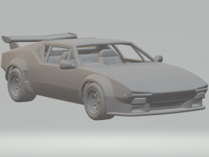 De Tomaso Pantera GT5 3Dプリントモデル