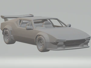 De Tomaso Pantera GT5 3D Baskı Modeli