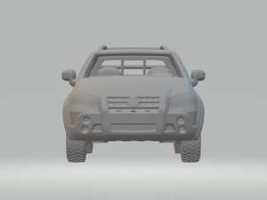 Fiat strada 3D-Druckmodell