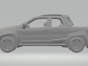 Fiat strada 3D-Druckmodell