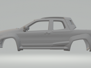 Fiat strada 3D Baskı Modeli