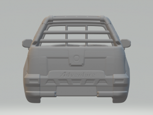 Fiat strada 3D Baskı Modeli
