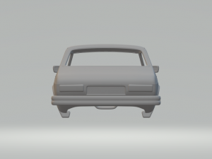 Saab 99 1972 Modello di stampa 3D