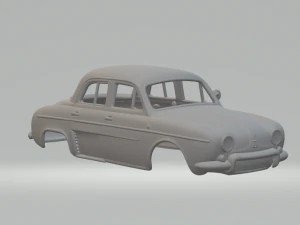Renault Dauphine Modello di stampa 3D