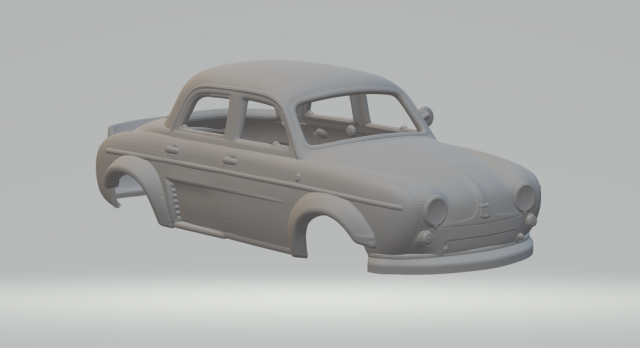 Renault gordini 3D 프린트 모델 .c4d .max .obj .3ds .fbx .stl .blend 