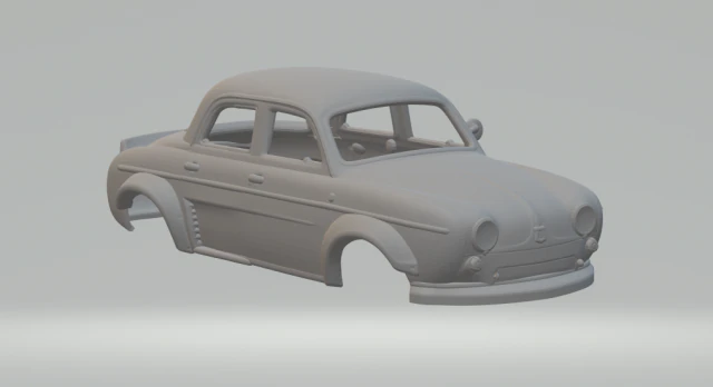 Renault gordini 3D Print Model .c4d .max .obj .3ds .fbx .stl .blend
