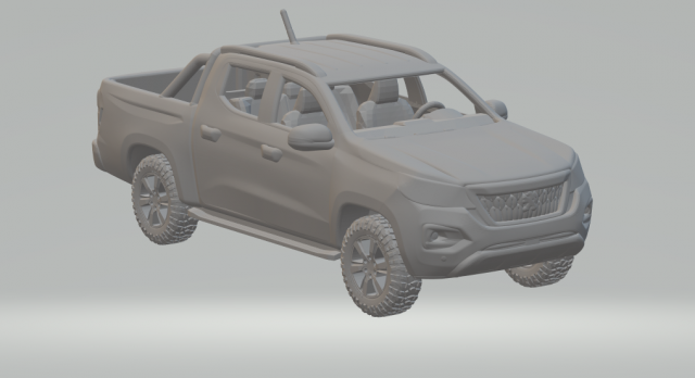 PEUGEOT LANDTREK Model do druku 3D .c4d .max .obj .3ds .fbx .stl .blend 