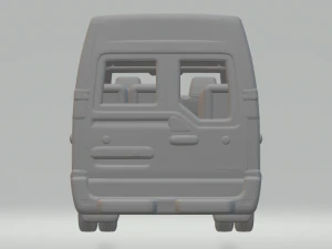 Renault master minibus 3D Print Model