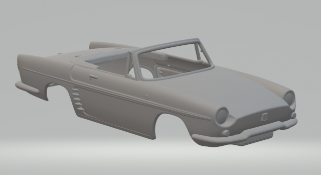 RENAULT FLORIDE CABRIOLET 3D 打印模型 .c4d .max .obj .3ds .fbx .stl .blend 