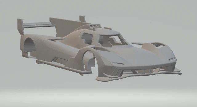Cadillac lmdh 2023 3D Print Model .c4d .max .obj .3ds .fbx .stl .blend