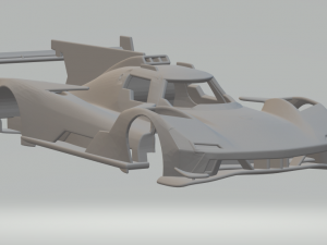 Cadillac lmdh 2023 3Dプリントモデル