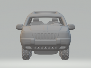 JEEP GRAND CHEROKEE 3Dプリントモデル