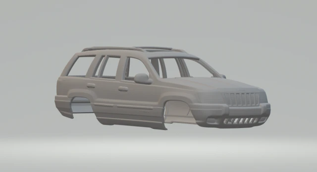 JEEP GRAND CHEROKEE 3D Print Model .c4d .max .obj .3ds .fbx .stl .blend 