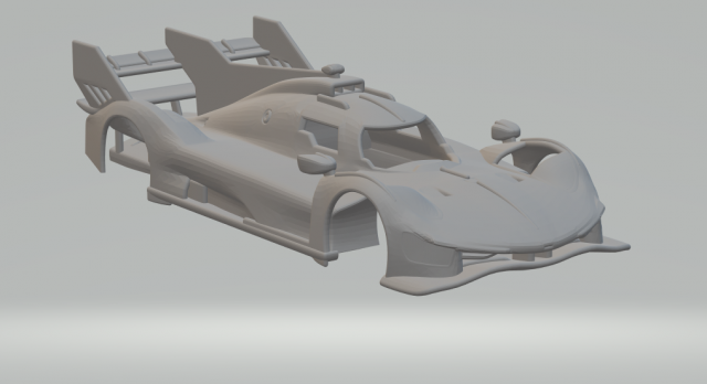 Ferrari 499P 3D Print Model .c4d .max .obj .3ds .fbx .stl .blend 