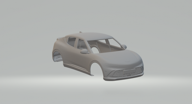 Genesis gv60 3D Print Model .c4d .max .obj .3ds .fbx .stl .blend 
