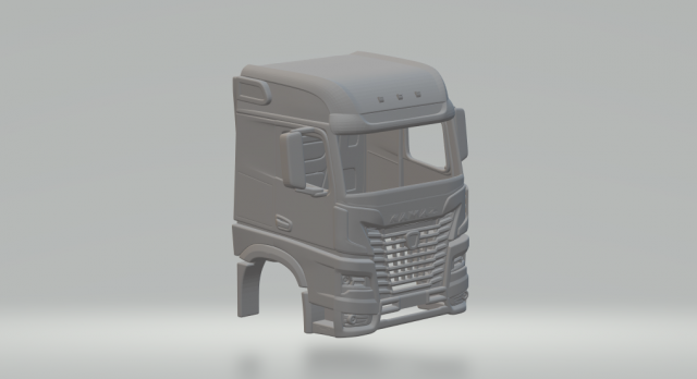 KAMAZ 54901 3D 프린트 모델 .c4d .max .obj .3ds .fbx .stl .blend 