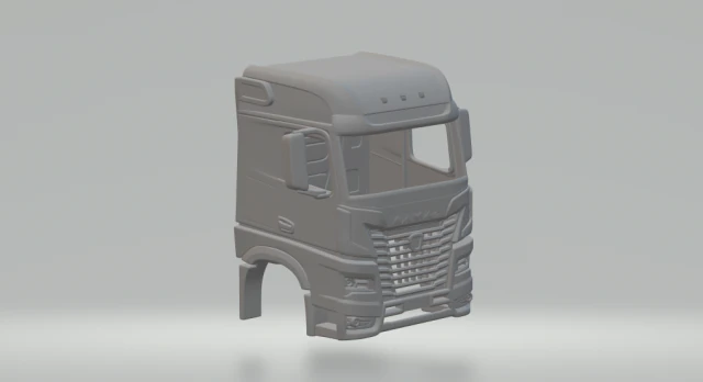 KAMAZ 54901 3D Print Model .c4d .max .obj .3ds .fbx .stl .blend 