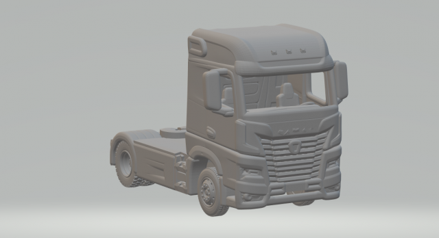 KAMAZ 54901kit 3D प्रिंट मॉडल .c4d .max .obj .3ds .fbx .stl .blend 