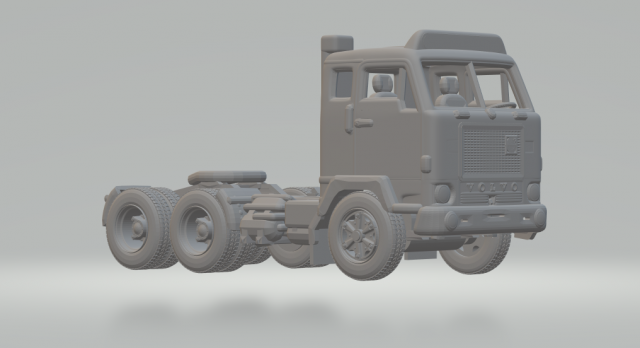Volvo f88 3D 프린트 모델 .c4d .max .obj .3ds .fbx .stl .blend 