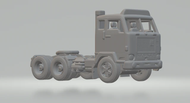 Volvo f88 3D Print Model .c4d .max .obj .3ds .fbx .stl .blend 