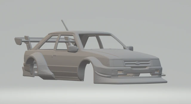 ESCORT MK4 race car 3D Print Model .c4d .max .obj .3ds .fbx .stl .blend