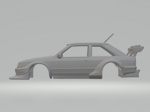 ESCORT MK4 race car Model Cetak 3D