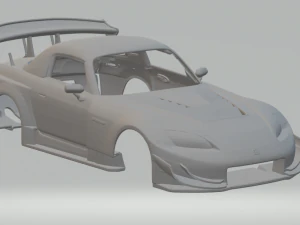 CARRO DE CORRIDA HONDA S2000 Modelo de Impressão 3D