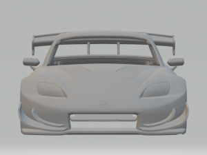 HONDA S2000 RACE CAR 3D Print Model