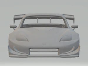 HONDA S2000 RACE CAR 3D Print Model