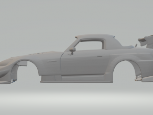 HONDA S2000 RACE CAR 3D Print Model