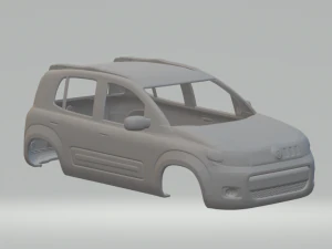 Фиат уно путь 3D Принт Модель