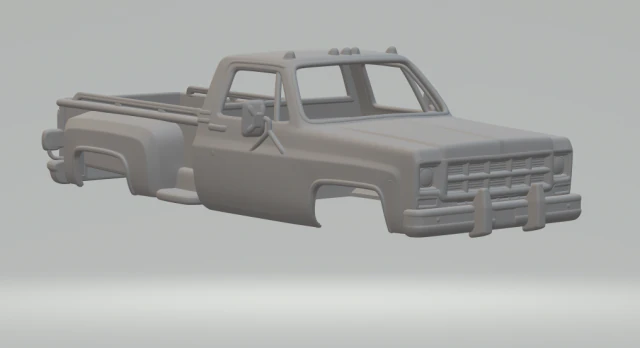 Gmc sierra 79 3D Print Model .c4d .max .obj .3ds .fbx .stl .blend 