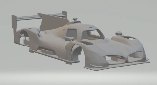 M Hybrid V8 lmdh 3D Print Model .c4d .max .obj .3ds .fbx .stl .blend 