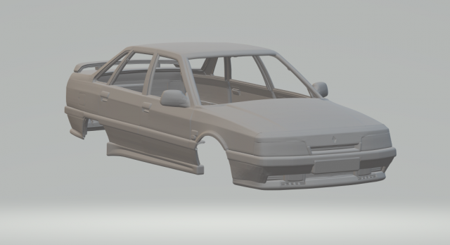 Renault r21 Model Cetak 3D .c4d .max .obj .3ds .fbx .stl .blend 