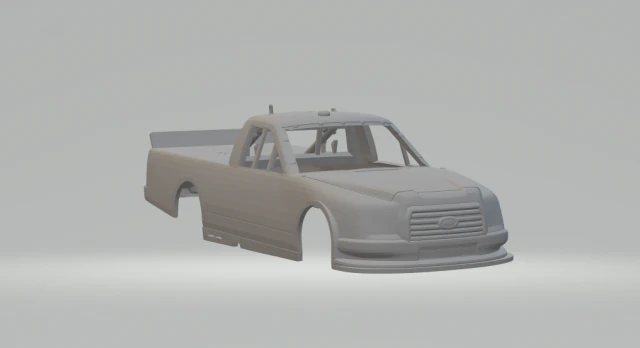F-150 nascar 3D Print Model .c4d .max .obj .3ds .fbx .stl .blend 