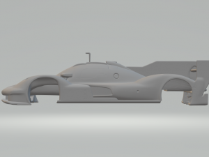 Porsche 963 LMDh Le Mans glass closed Modelo de Impressão 3D