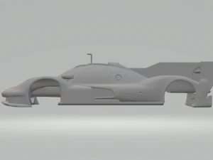 Porsche 963 LMDh Le Mans glass closed 3D Print Model