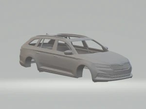 SKODA Superb 4x4 3D Print Model