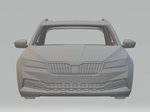 SKODA Superb 4x4 3D 打印模型
