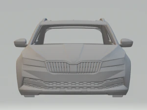 SKODA Superb 4x4 3D Print Model