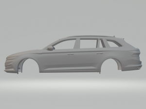 SKODA Superb 4x4 3D 打印模型